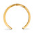 LogoArt Georgia Institute of Technology Toe Ring - Sterling Silver Gold-Tone G-T, 2 mm - View 2