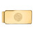 LogoArt University of South Florida Money Clip - Sterling Silver Gold-Tone Crest
