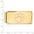 LogoArt Clemson University Money Clip - Sterling Silver Gold-Tone Tiger Paw - View 2