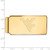 LogoArt West Virginia University Money Clip - Sterling Silver Gold-Tone W-V - View 2