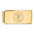 LogoArt United States Air Force Academy Money Clip - Sterling Silver Gold-Tone Crest