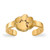 LogoArt Clemson University Toe Ring - Sterling Silver Gold-Tone Tiger Paw, 2 mm