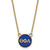 LogoArt Theta Phi Alpha Necklace - Sterling Silver Gold-Tone Sorority Greek Letters Small Color Enamel Pendant 18 Inch - GP029TPA-18