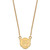 LogoArt Baylor University Necklace - Sterling Silver Gold-Tone Small Pendant 18 Inch - View 2