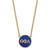 LogoArt Theta Phi Alpha Necklace - Sterling Silver Gold-Tone Sorority Greek Letters Large Color Enamel Pendant 18 Inch - GP030TPA-18