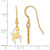 Gold-Tone University of Richmond Spider Small Dangle Earrings - View 2