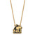 LogoArt Northern Illinois University Necklace - Sterling Silver Gold-Tone N-I-U Huskies Large Enameled Pendant 18 Inch