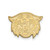 LogoArt Villanova University Lapel Pin - Sterling Silver Gold-Tone Wildcat