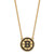 LogoArt Boston Bruins Necklace - Sterling Silver Gold-Tone Large Enameled Pendant 18 Inch