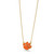 LogoArt Clemson University Necklace - Sterling Silver Gold-Tone Tiger Paw Large Enameled Pendant 18 Inch - View 4