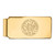LogoArt University of Nebraska Money Clip - Sterling Silver Gold-Tone Crest