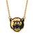 LogoArt Baylor University Necklace - Sterling Silver Gold-Tone Large Enameled Pendant 18 Inch
