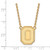LogoArt Ohio State University Necklace - Sterling Silver Gold-Tone The Letter O Large Pendant 18 Inch - View 2