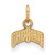 LogoArt Ohio State University Pendant - Sterling Silver Gold-Tone The Extra Small