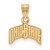 LogoArt Ohio State University Pendant - Sterling Silver Gold-Tone The Small