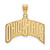 LogoArt Ohio State University Pendant - Sterling Silver Gold-Tone The Extra Large