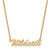 LogoArt University of Kentucky Necklace - Sterling Silver Gold-Tone Wildcats Script Medium Pendant 18 Inch