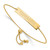 LogoArt University of Tennessee Bracelet - Sterling Silver Gold-Tone Small Bar Adjustable 9 Inch
