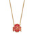 LogoArt Ohio State University Necklace - Sterling Silver Gold-Tone The Large Enameled Pendant 18 Inch