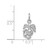 LogoArt U.S. Marine Corps Pendant - Rhodium-Plated 14K White Gold Insignia Charm - View 4