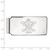 Sterling Silver Rhodium-Plated LogoArt College of William and Mary Money Clip, 53 mm Long, 24 mm Wide, Polished - View 2