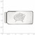 LogoArt Columbus Blue Jackets Money Clip - Sterling Silver Rhodium-Plated - View 2