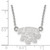 LogoArt San Francisco State University Necklace - Sterling Silver Rhodium-Plated Small Pendant 18 Inch - View 2