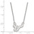 LogoArt University of South Florida Necklace - Sterling Silver Rhodium-Plated Bull Small Pendant 18 Inch - View 2