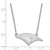 LogoArt University of Tennessee at Chattanooga Necklace - Sterling Silver Rhodium-Plated Mockingbird Small Pendant 18 Inch - View 2