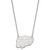 LogoArt University of Texas at El Paso Necklace - Sterling Silver Rhodium-Plated Large Pendant 18 Inch - View 2