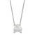 LogoArt East Carolina University Necklace - Sterling Silver Rhodium-Plated Pirate Large Pendant 18 Inch
