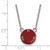 LogoArt Pi Beta Phi Necklace - Sterling Silver Rhodium-Plated Sorority Text Small Color Enamel Pendant 18 Inch - SS012PBP-18 - View 2
