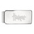 LogoArt University of Nebraska Money Clip - Sterling Silver Rhodium-Plated Huskers