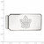 LogoArt Toronto Maple Leafs Money Clip - Sterling Silver Rhodium-Plated - View 2