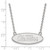 LogoArt University of Mississippi Necklace - Sterling Silver Rhodium-Plated Ole Miss Large Oval Pendant 18 Inch - View 2