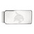 LogoArt Texas State University Money Clip - Sterling Silver Rhodium-Plated Bobcat