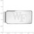 LogoArt Wake Forest University Money Clip - Sterling Silver Rhodium-Plated W-F - View 2