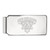 LogoArt University of New Orleans Money Clip - Sterling Silver Rhodium-Plated Privateers