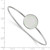 LogoArt Alpha Epsilon Phi Bracelet - Sterling S. Rhodium-Plated Enameled Slip-on Bangle - SS021AEP-7 - View 3