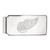 LogoArt Detroit Red Wings Money Clip - Sterling Silver Rhodium-Plated