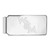 Sterling Silver Rhodium-Plated LogoArt College of William and Mary Money Clip