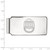 LogoArt Coastal Carolina University Money Clip - Sterling Silver Rhodium-Plated Crest - View 2
