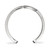 LogoArt Georgia Institute of Technology Toe Ring - Sterling Silver Rhodium-Plated G-T, 2 mm - View 2