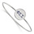 LogoArt Phi Sigma Sigma Bracelet - Sterling Silver Rhodium-Plated Enameled Slip-on Bangle - SS023PSS-7