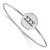 LogoArt Sigma Sigma Sigma Bracelet - Sterling S. Rhodium-Plated Enameled Slip-on Bangle - SS023SSS-7