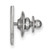 Sterling Silver Vegas Golden Knights Tie Tac - View 2