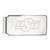 LogoArt Oklahoma State University Money Clip - Sterling Silver Rhodium-Plated O-S-U