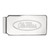 LogoArt University of Mississippi Money Clip - Sterling Silver Rhodium-Plated Ole Miss