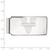 LogoArt University of Virginia Money Clip - Sterling Silver Rhodium-Plated - View 2