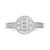LogoArt Boston Bruins Toe Ring - Sterling Silver Rhodium-Plated, 2 mm - View 4